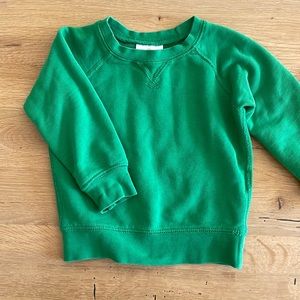 Green Hanna Andersson Pullover Bright Basics Sweatshirt